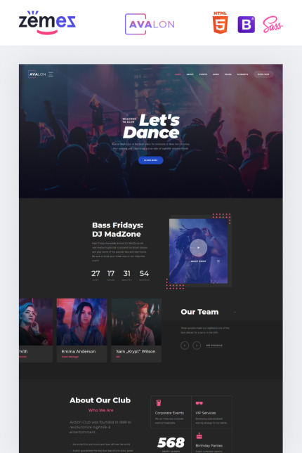 Template #95940 Dances Dancers Webdesign Template - Logo template Preview