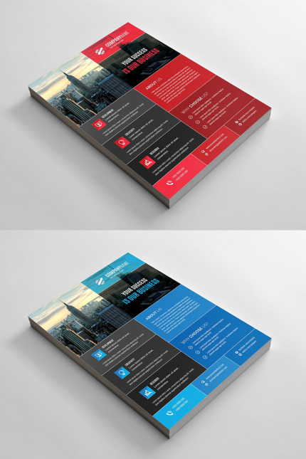 Template #95987 Abstract Flyer Webdesign Template - Logo template Preview