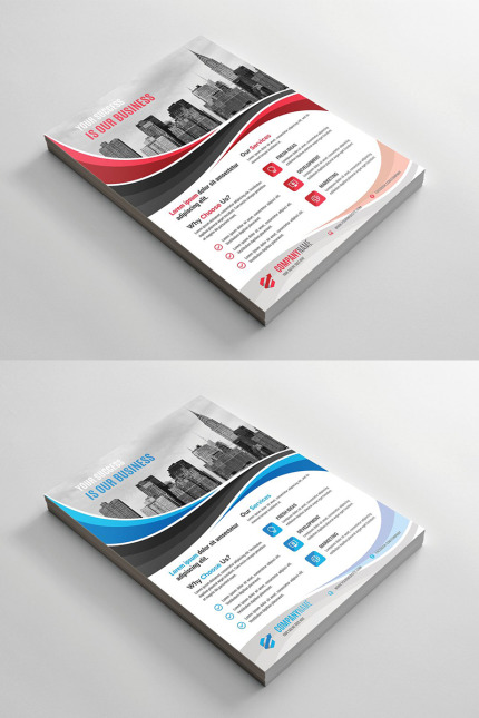 Template #95988 Abstract Flyer Webdesign Template - Logo template Preview