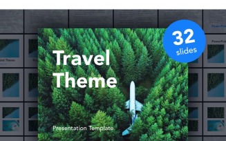 Avid Traveler PowerPoint template
