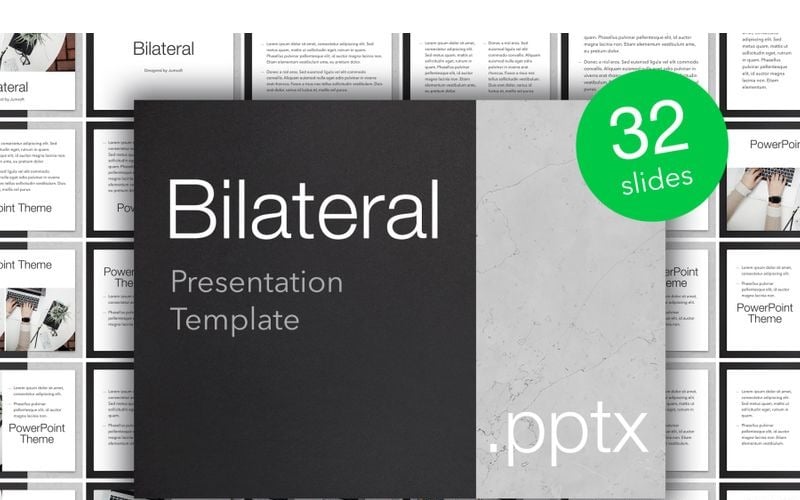 Bilateral PowerPoint template PowerPoint Template