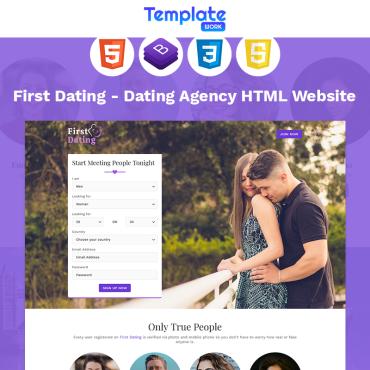 First Dating Landing Page Templates 96094