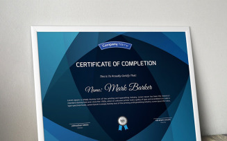 Colorful Background Certificate Template