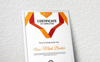 Ribbon Certificate Template