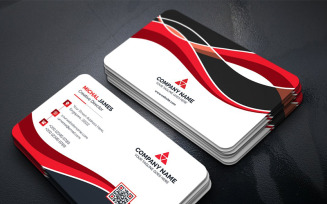 Curvy Business Card - Corporate Identity Template