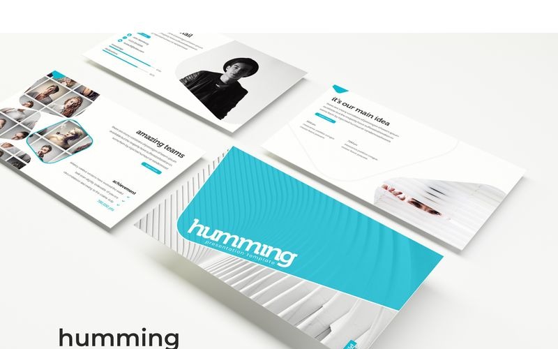 Humming PowerPoint template PowerPoint Template