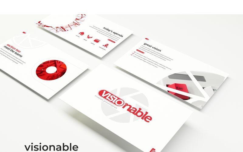 Visionable PowerPoint template PowerPoint Template