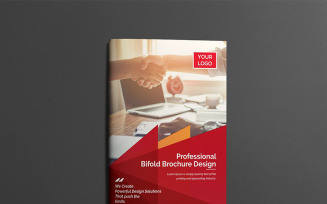Abstract Bifold Brochure - Corporate Identity Template