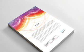 Abstract Letterhead - Corporate Identity Template