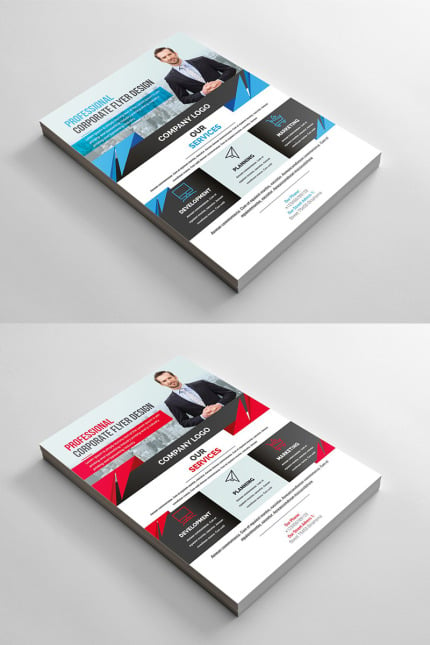 Template #96300 Abstract Flyer Webdesign Template - Logo template Preview