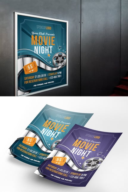 Template #96326 Movie All Webdesign Template - Logo template Preview