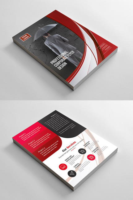 Template #96327 Flyer Advert Webdesign Template - Logo template Preview