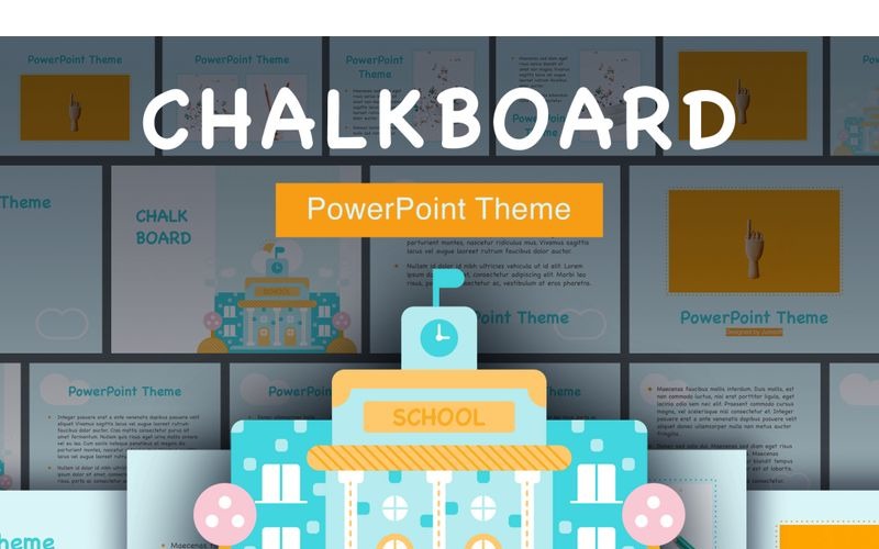 Chalkboard PowerPoint template PowerPoint Template