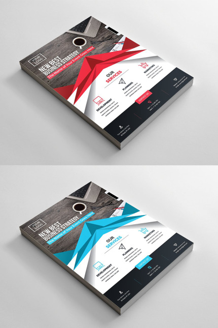 Template #96456 Agency Bi-fold Webdesign Template - Logo template Preview