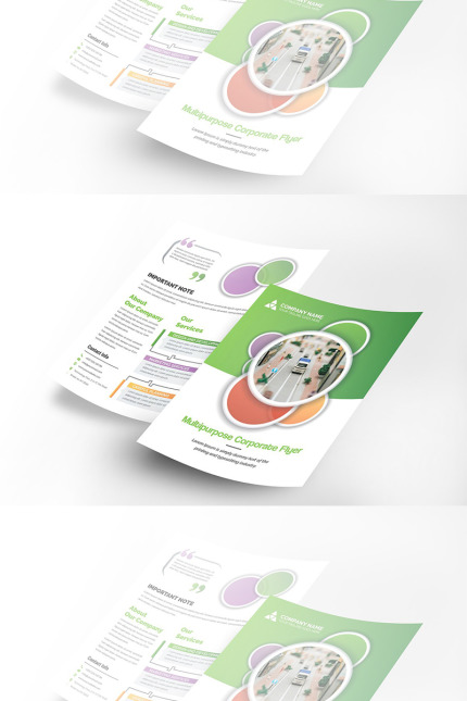 Template #96479 Abstract Flyer Webdesign Template - Logo template Preview