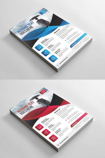 Template #96483 Abstract Flyer Webdesign Template - Logo template Preview