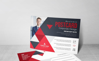 Geometric Postcard - Corporate Identity Template