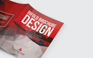 Polygonal Bifold Brochure - Corporate Identity Template