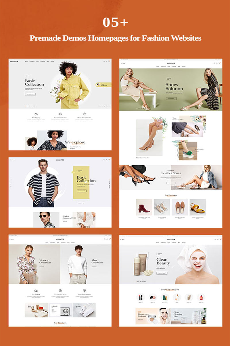 Szablon PrestaShop TMCurator Fashion store #96419 - zrzut ekranu