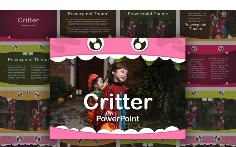 Critter PowerPoint template PowerPoint Template
