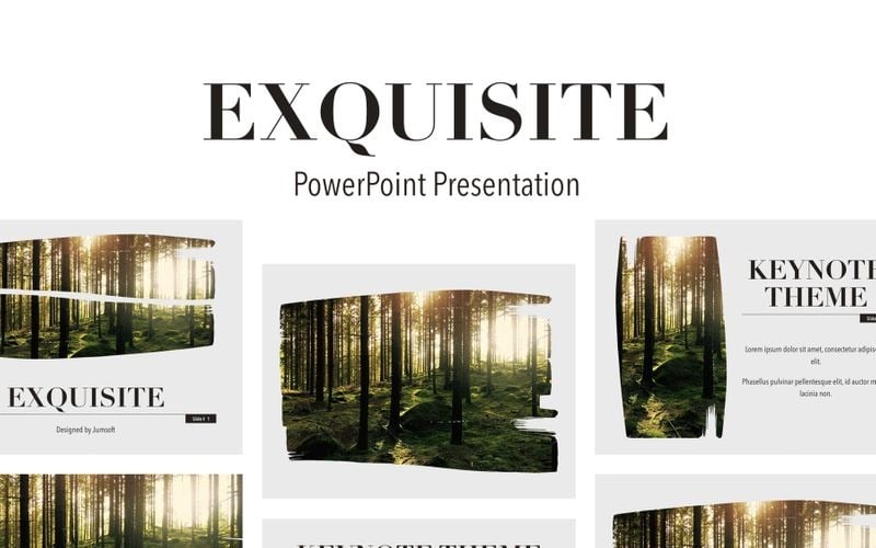 Exquisite PowerPoint template PowerPoint Template