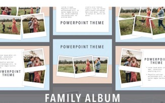 Family Album PowerPoint template