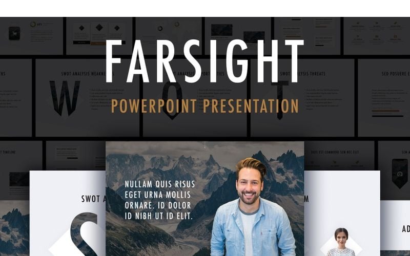 Farsight PowerPoint template PowerPoint Template