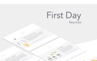 First Day - Keynote template