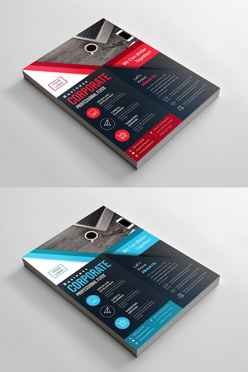 Geometric Flyer Corporate Identity Template