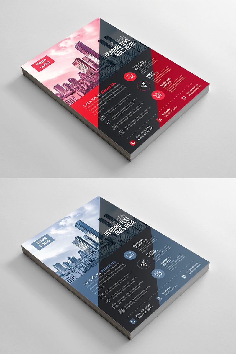 Plantilla De Identidad Corporativa "Modern Geometric Flyer" #96515