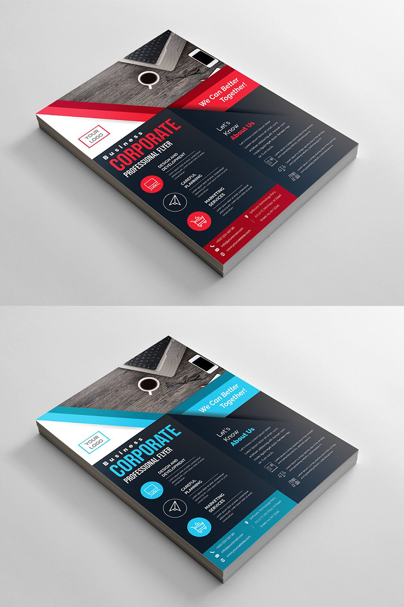 Template di Identità Aziendale #96511 "Geometric Flyer"