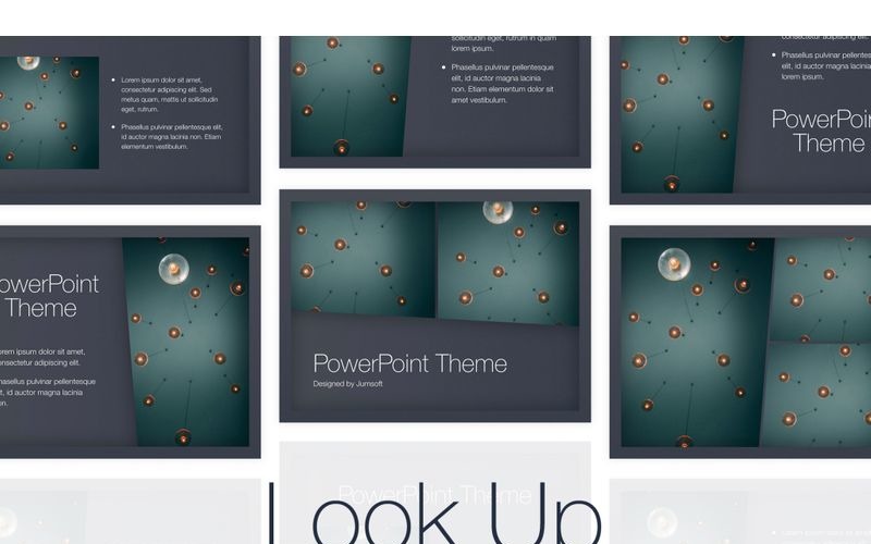 Look Up PowerPoint template PowerPoint Template