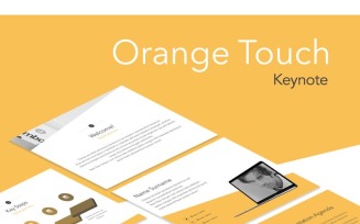 Orange Touch - Keynote template
