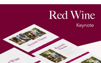 Red Wine - Keynote template