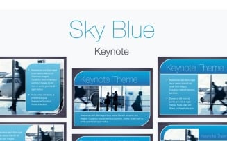 Sky Blue - Keynote template