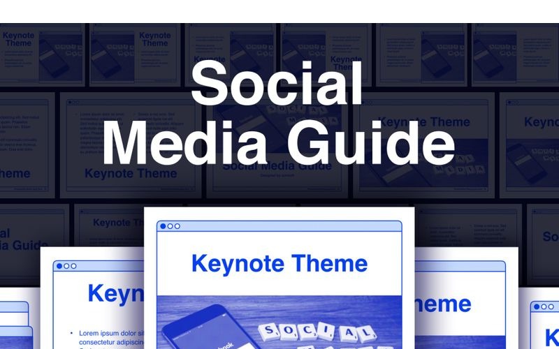 Social Media Guide - Keynote template Keynote Template