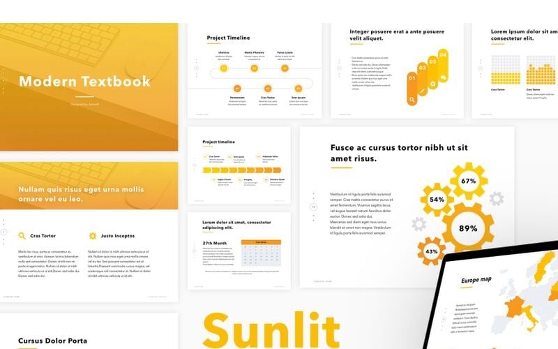 Sunlit - Keynote template Keynote Template