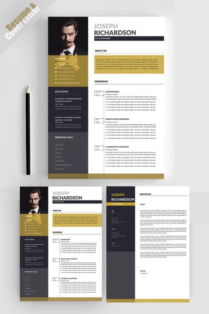 Template #96773 Resume Ai Webdesign Template - Logo template Preview