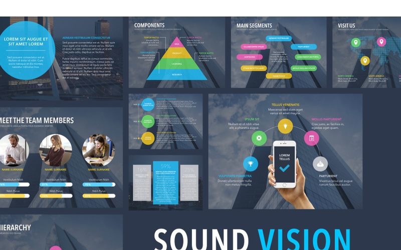 Sound Vision PowerPoint template PowerPoint Template