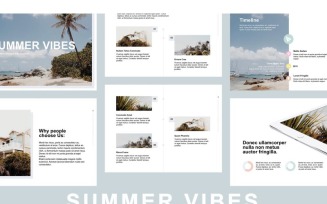 Summer Vibes Google Slides