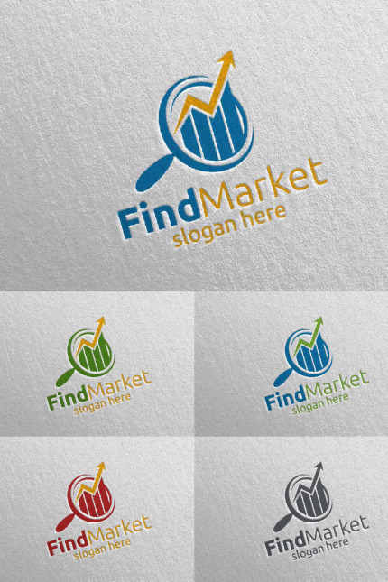 Template #96899 Marketing Logo Webdesign Template - Logo template Preview