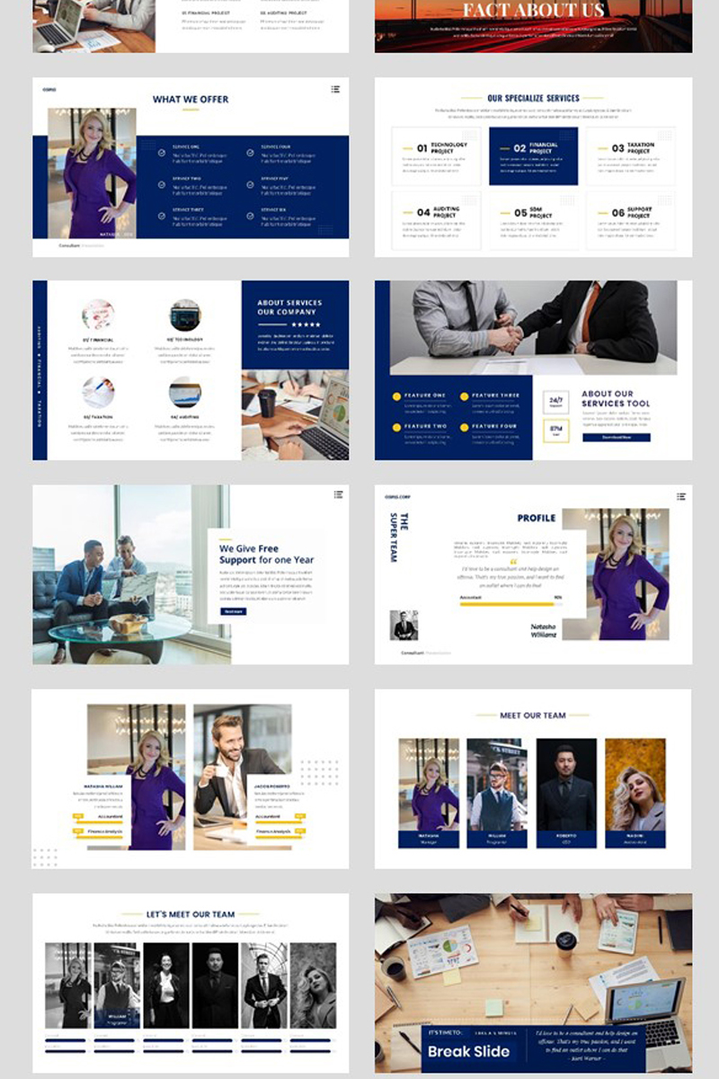 Business - Consultant Finance Google Slides #96840