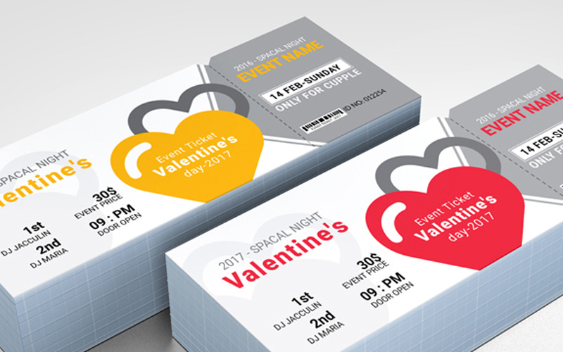 Party Event Ticket - Corporate Identity Template