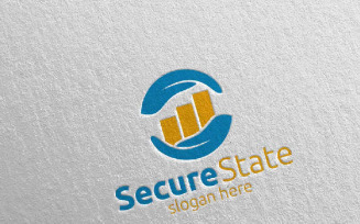 Secure Marketing Financial Advisor Design 30 Logo Template
