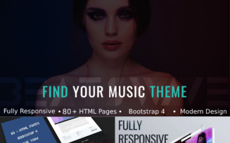 BeatsWave - Creative Music HTML