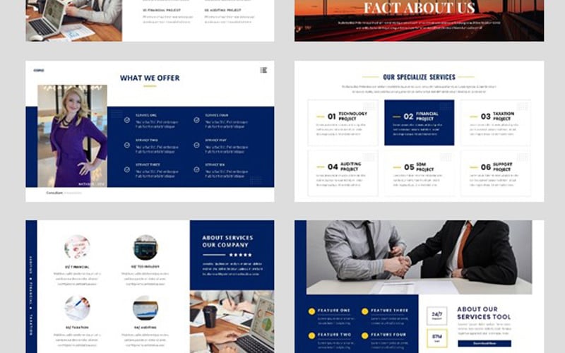 Business - Consultant Finance - Keynote template Keynote Template