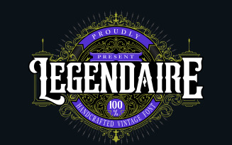 Legendarie | Handcrafted Vintage Font