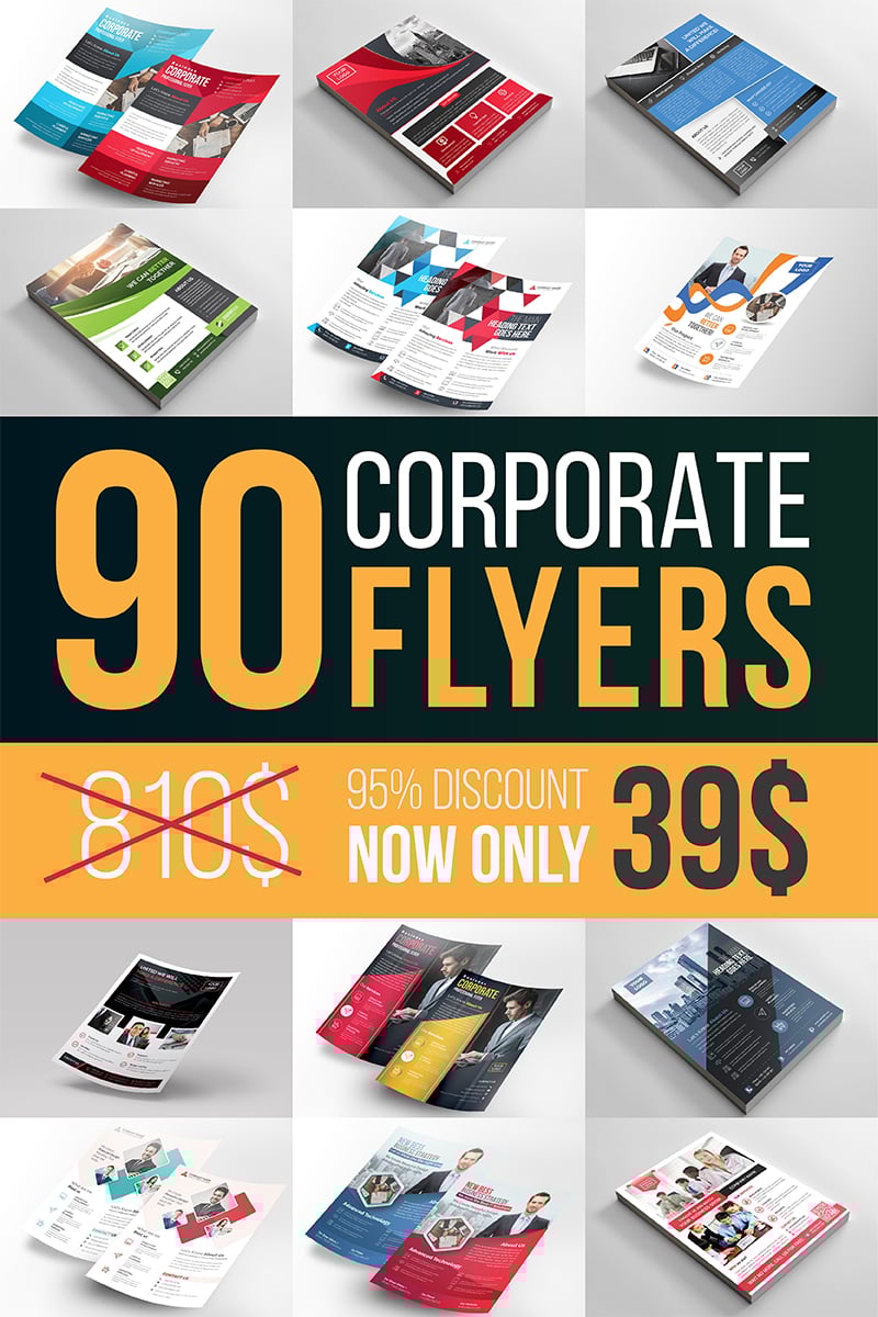Plantilla De Identidad Corporativa "Ultimate Corporate Flyer Bundle" #96960