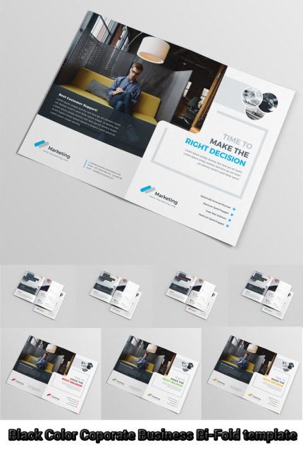 Template #97030 Bi-fold Printing Webdesign Template - Logo template Preview