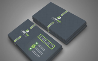 Back Color Business Card - Corporate Identity Template